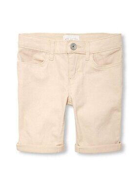 Girls Childrens Place Solid Woven Skimmer Shorts Tan (Bisquit) Size 16 Plus NWT